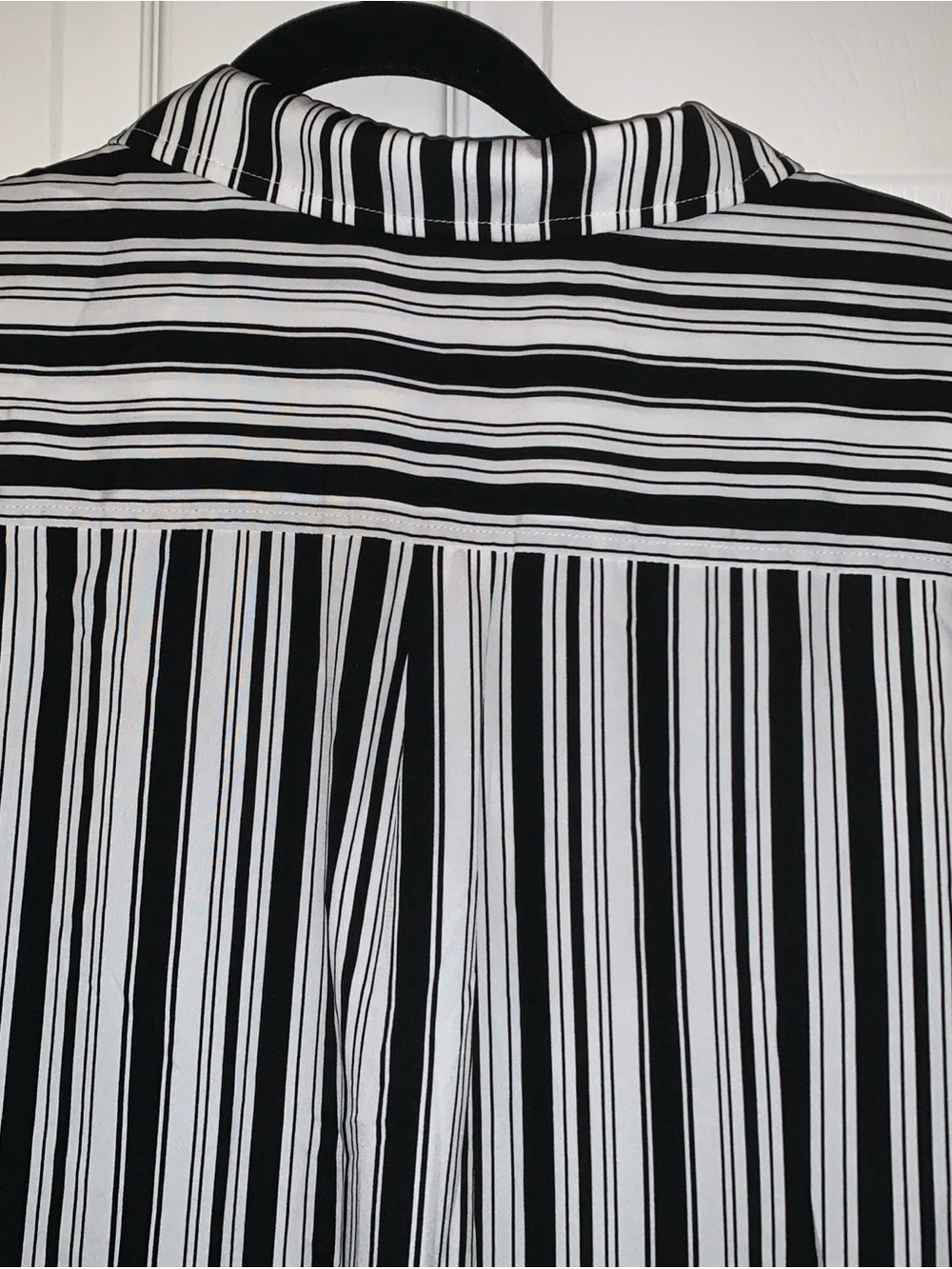 White House Black Market Sleeveless Striped Shirt Dress Size M - Picture 7 of 7